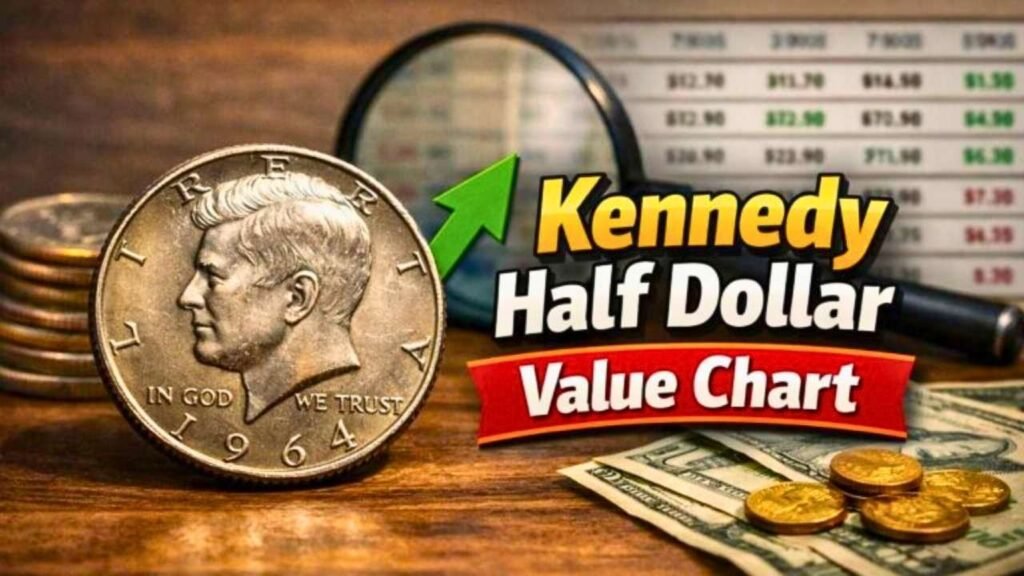 Kennedy Half Dollar Value Chart 2026 Complete Guide to Prices Mint Marks and Collector Tips
